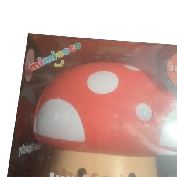 Mimicoco Jumbo Mushroom Squishy Toy 6.2" x 6.6" Red White Stress Relief Kawaii - Picture 5 of 9